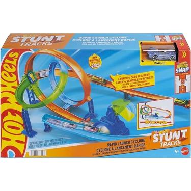 Imagem de Kit Pista Hot Wheels Action Lanca e Bate Mattel MATTEL