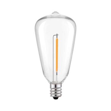 Imagem de Luzes De Cordão LED Solar G40 Para Pátio, Recarregáveis via USB, 8 Mod