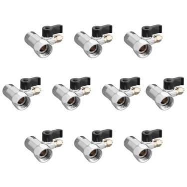 Imagem de KIT 10 Adaptador para Purificador de Água 1x2 com Registro Saída 1x4 -