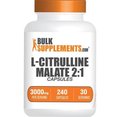 Imagem de Suplemento BulkSupplements.com Malato de L-Citrulina 2:1 3000 mg-Unissex