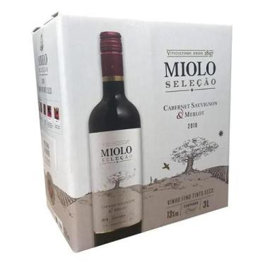 Imagem de Vinho Miolo seleção tinto cabernet/merlot bag 3 Litros