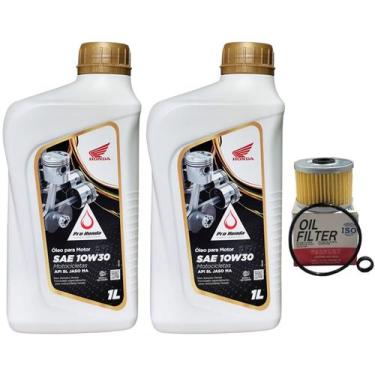 Imagem de Kit Revisão Cb 300 Xre 300 Óleo Genuíno Honda + Filtro Óleo - DNSA