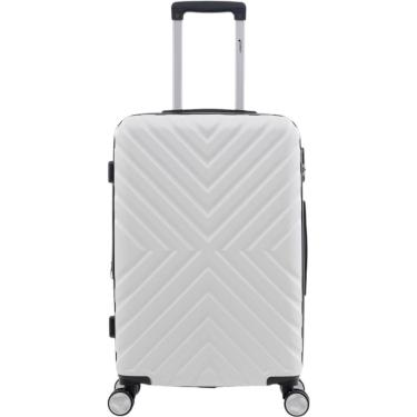 Imagem de Mala de Viagem Porte Médio Rodas 360 ABS Resistente Cadeado com Segredo Zíper Expansivo...