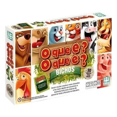 Imagem de Jogo O Que É O Que É Bichos 1135 Nig - NIG Brinquedos