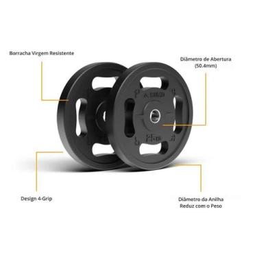 Imagem de Anilhas 4-Grip Premium para Treino  Performance e Durabilidade - SUMO,