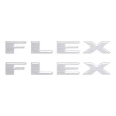 Imagem de Par Adesivo Flex Capô Compatível Pajero TR4 Cinza - SPTS