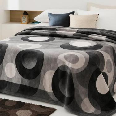 Imagem de Cobertor Dyuri Plus Casal 180x220m Estampa Palmares na Cinta Jolitex