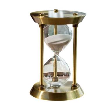 Imagem de Ampulheta Decorativa Retro Em Ferro 15 Minutos - Moment