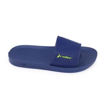 Imagem de Chinelo Menino Infantil Rider KI Street AR413 11592 Slide, Azul, 29