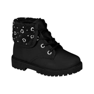Imagem de Bota Coturno Bebe Molekinha 2126.520, Preto, 24