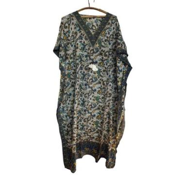 Imagem de Vestido Indiano Kaftan Estampa - Loja da Índia
