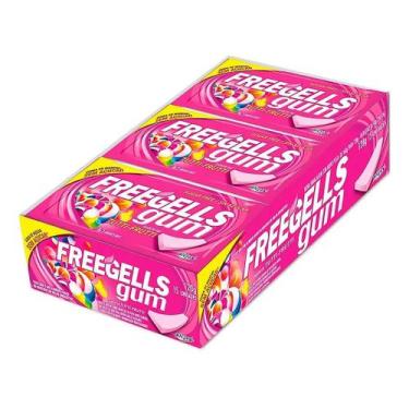 Imagem de Chiclete Freegells Gum Tutti Frutti com 15 unidades