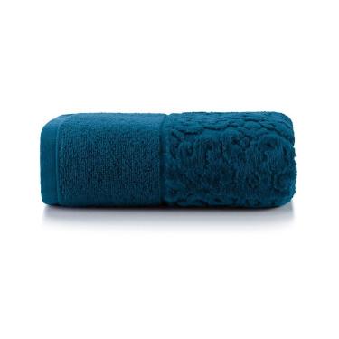 Imagem de Toalha de Rosto Galleria 80x50cm Felpa 100% Algodão 440g-m² Macia e Absorvente Azul Naval Altenburg