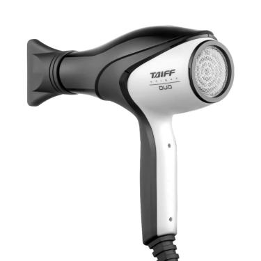 Imagem de Secador de Cabelo Unique Duo 2100W Branco-preto Taiff com Alta Performance em 110V e 220V Bivolt
