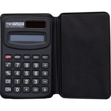 Imagem de Calculadora de Bolso 8 Digitos Preta - YINS