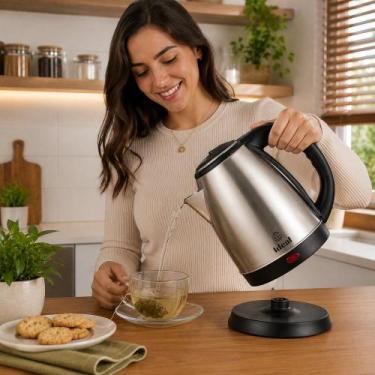 Imagem de Chaleira Elétrica 1.8Lts 1500W 220V Inox - IDEAL