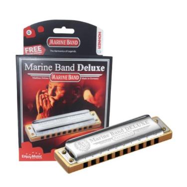 Imagem de Gaita Harmônica Marine Band Deluxe 2005/20 - G (SOL) - Hohner