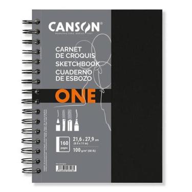 Imagem de Caderno Sketchbook Espiral A4 One 80 Folhas - Canson - Tendtudo