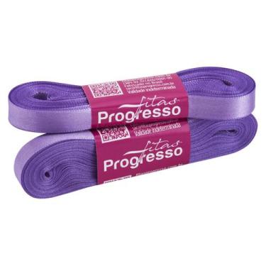 Imagem de Fita de Cetim Progresso 10mm - Nº 2 c/ 10 metros - Lílas Lavanda