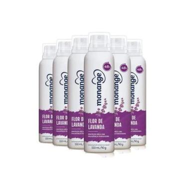 Imagem de Kit Desodorante  Monange Flor De Lavanda 90g - 6un