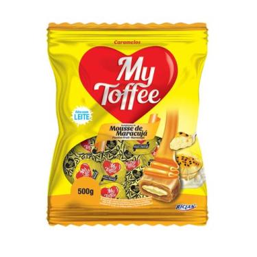 Imagem de Bala Caramelo Mousse De Maracujá My Toffee - Riclan 90g