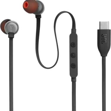 Imagem de Fone De Ouvido JBL 310c, Intra-Auriculares, Com Fio, USB-C, Driver 9mm, Preto