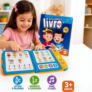 Imagem de Livro Infantil com Som Interativo Educativo 3 Anos Bilíngue - Livro In