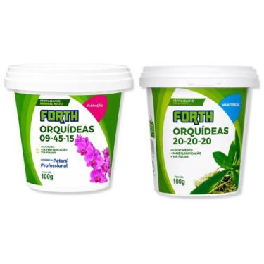 Imagem de Kit Fertilizante para Manutenção + Adubo para Orquídeas Ajuda a Floraç