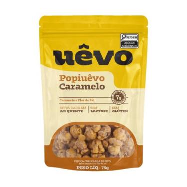 Imagem de Pipoca Proteica Uêvo 75g Caramelo e Flor de Sal Lanche Fit Snack Saudá