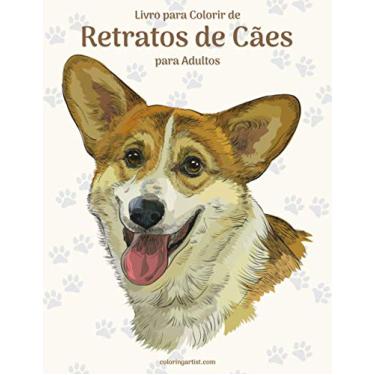 Imagem de Livro para Colorir de Retratos de Cães para Adultos: 1