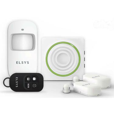 Imagem de Kit Alarme Casa Inteligente Elsys ESA-KW1080 Wi-Fi Adaptável com Alexa e Google