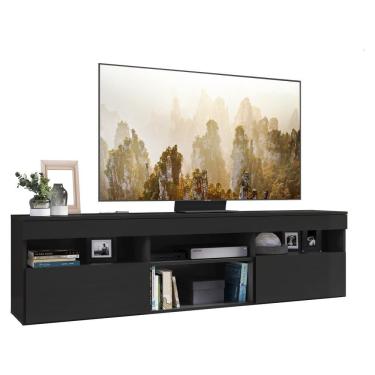 Imagem de Rack para TV até 65" Multimóveis Paris FG3308 com 2 Portas Preto