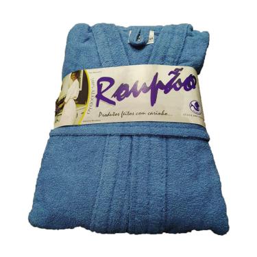 Imagem de Roupão Atoalhada Margex Azul Unico