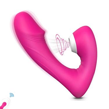 Imagem de Brinquedos Eróticos Feminino Massageador Erótico 18 Frequências Sucção Clitóris Estimulador Ponto G Zatla (Rosa)