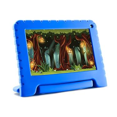 Imagem de Tablet Kid Pad Wi-Fi Multilaser 32GB Tela 7" Android 11 Go Edition com Controle Parental Azul – NB378