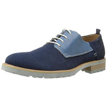 Imagem de Steve Madden Roque Oxford masculino, Camurça azul, 8