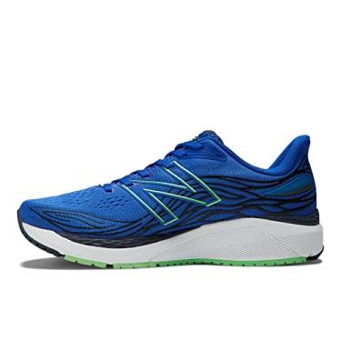 Imagem de New Balance Fresh Foam 860v12, Azul/primavera vibrante/azul sereno, 8.5 Wide