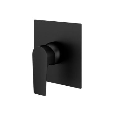 Imagem de Acabamento Para Base  Monocomando Fani Bold Preto Fosco 520 Bk370