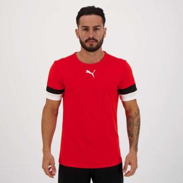 Imagem de Camiseta Puma Teamrise Vermelha
