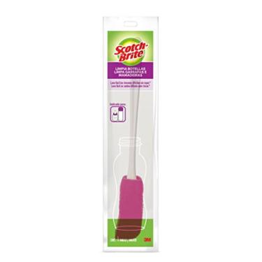 Imagem de Scotch-Brite 3M, Limpador Para Garrafa e Mamadeira, Rosa