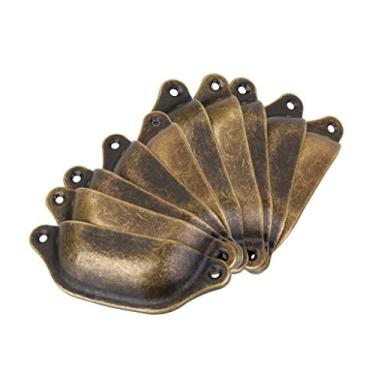 Imagem de Dolity 10 Unidades de Latão Antigo Gaveta Armário Armário Puxar Puxadores de Guarda-roupa com Gaveta