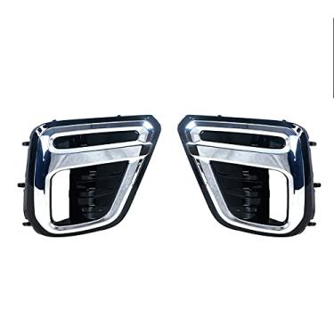 Imagem de JESYMBX Para Subaru Forester SK 2019-2021 carro ABS para-choque dianteiro lâmpada de neblina capa de moldura de aparar