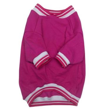 Imagem de Camiseta Malha Piquet Punhos Pink Tamanho 2 - Para Cachorro - Mig&Joe