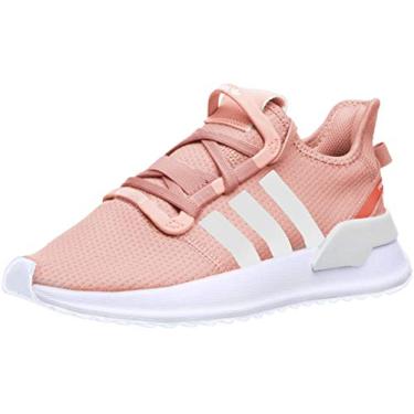 Imagem de Tênis infantil unissex Adidas Originals U_Path Run, Glow Pink/White/Hi-res Coral, 6 Toddler