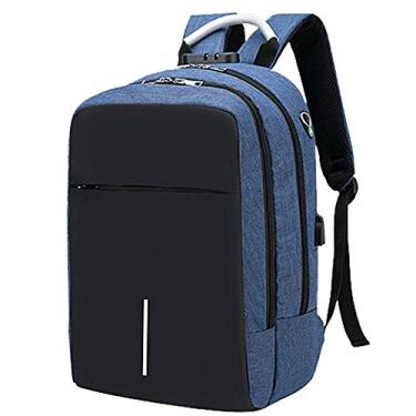 Imagem de Mochila para laptop Bolsa de carregamento USB para computador, design de pacote interno, almofada de descompressão de ventilação, alça de ombro tipo S, redução de carga