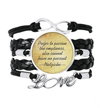 Imagem de OFFbb-USA Pursuit Insist Enrich Pulseira moderna para presente de arte déco acessório amor pulseira de couro torcido corda presente