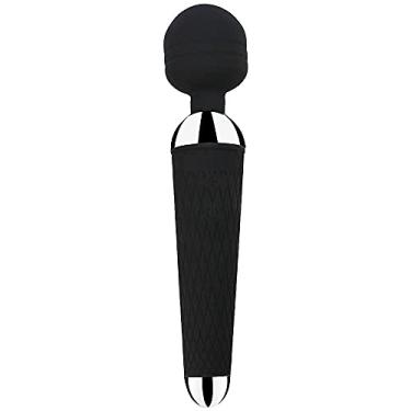 Imagem de Vibrador Massageador Varinha Mágica Gigante Bateria Para Dores Musculares Relaxamento Pescoço Massagem Pescoço Coluna Pés Costas Vibração Potente Brinquedos Sexuais Para Mulher Ponto g Terapia de Dor Muscular Recuperação Esportiva (Roxo Escuro)