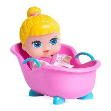Imagem de Boneca C/ Banheira Infantil Babys Collection - Super Toys