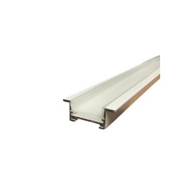 Imagem de Perfil Alumínio Embutir Special Slim Branco 35x13,5mm - Incolustre | 1metro Ref.66601