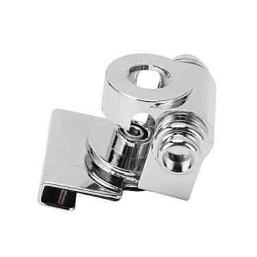 Imagem de Suporte de antena de rádio móvel, suporte de antena de carro de prata, ângulo ajustável de metal, universal para